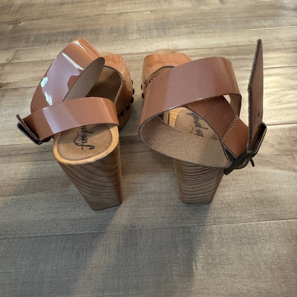 Free People Pasadena Clogs Wrap Ankle Women’s 40 EU 9.5 US - Picture 4 of 10